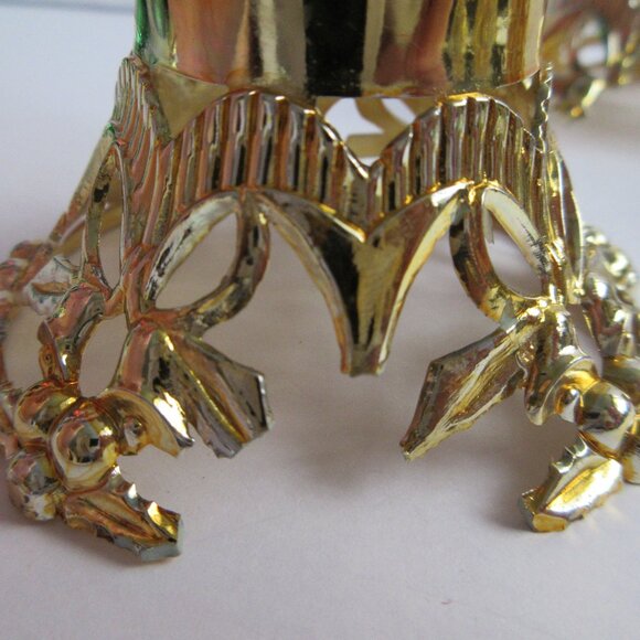 13 Bradford Unbreakable Filigree Plastic Bells Filagree Christmas Ornaments READ - Picture 14 of 16